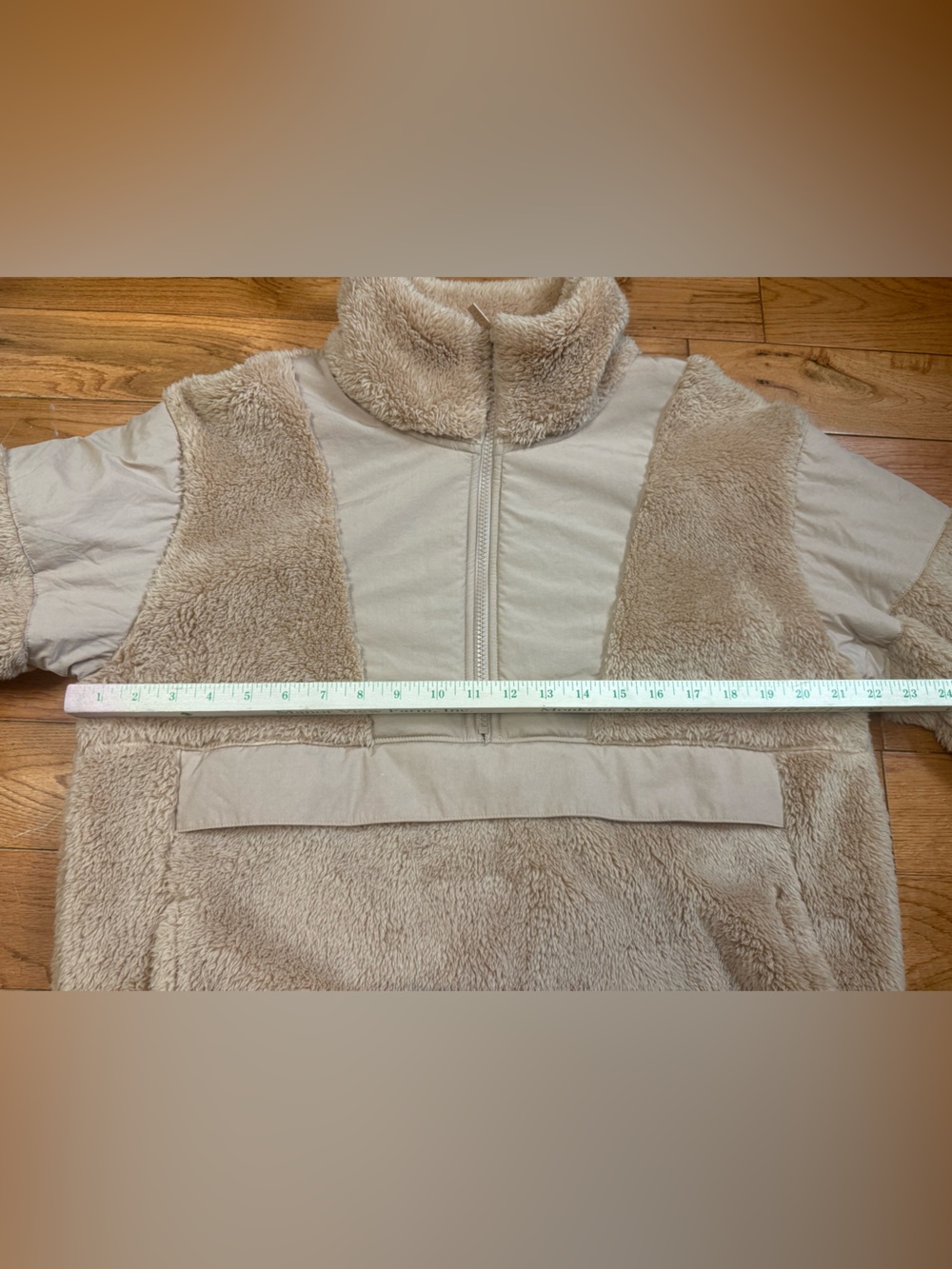 PINK Victoria’s Secret Half-Zip Oversized Sherpa Pullover NWOT - Picture 6 of 8